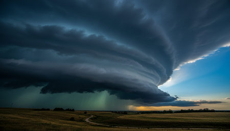 Breathtaking scenic landscapes under dramatic skies featuring rainbows, vibrant sunsets, and unique...