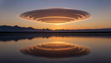 Breathtaking scenic landscapes under dramatic skies featuring rainbows, vibrant sunsets, and unique...