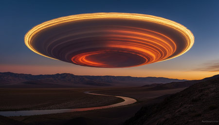 Breathtaking scenic landscapes under dramatic skies featuring rainbows, vibrant sunsets, and unique...