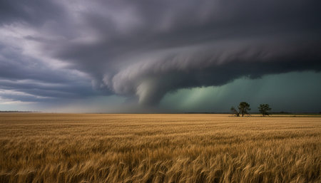 Breathtaking scenic landscapes under dramatic skies featuring rainbows, vibrant sunsets, and unique...