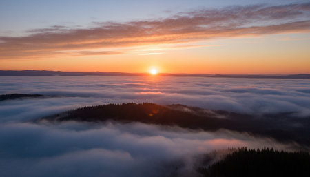 Breathtaking scenic landscapes under dramatic skies featuring rainbows, vibrant sunsets, and unique...