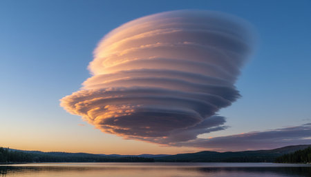 Breathtaking scenic landscapes under dramatic skies featuring rainbows, vibrant sunsets, and unique...