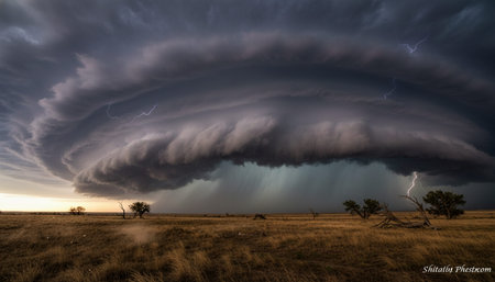 Breathtaking scenic landscapes under dramatic skies featuring rainbows, vibrant sunsets, and unique...