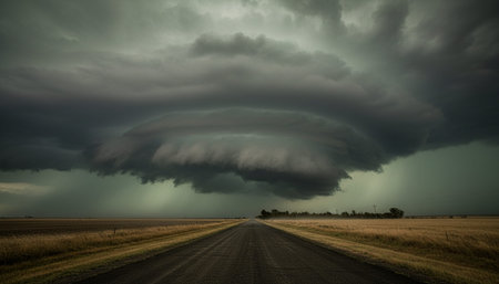 Breathtaking scenic landscapes under dramatic skies featuring rainbows, vibrant sunsets, and unique...