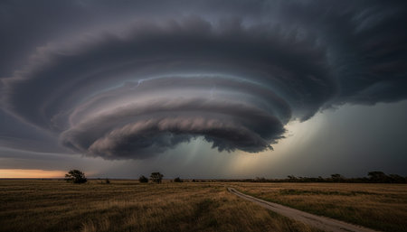 Breathtaking scenic landscapes under dramatic skies featuring rainbows, vibrant sunsets, and unique...