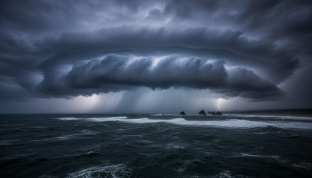Breathtaking scenic landscapes under dramatic skies featuring rainbows, vibrant sunsets, and unique...