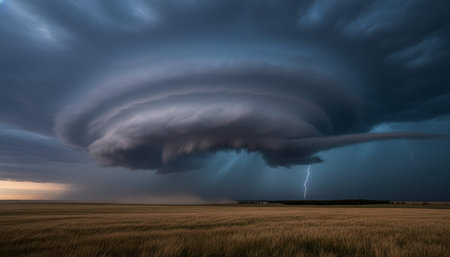 Breathtaking scenic landscapes under dramatic skies featuring rainbows, vibrant sunsets, and unique...