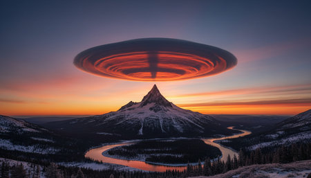 Breathtaking scenic landscapes under dramatic skies featuring rainbows, vibrant sunsets, and unique...