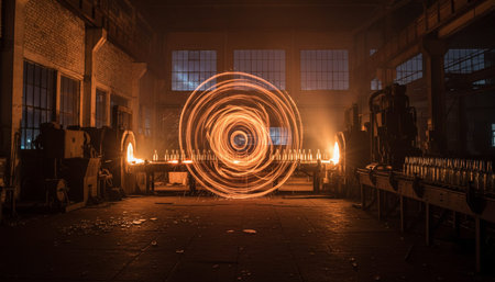 Atmospheric night scenes featuring vibrant bonfires and celebratory fireworks in a natural forest...