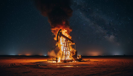 Atmospheric night scenes featuring vibrant bonfires and celebratory fireworks in a natural forest setting.