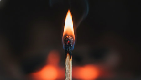 Atmospheric night scenes featuring vibrant bonfires and celebratory fireworks in a natural forest setting.