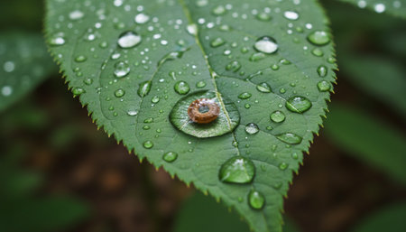 Atmospheric rainy weather scenes featuring wet urban streets  misty forests  and natural reflections.