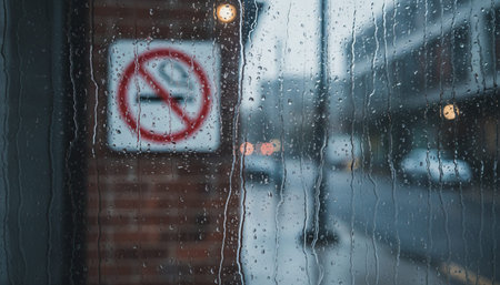 Atmospheric rainy weather scenes featuring wet urban streets  misty forests  and natural reflections.