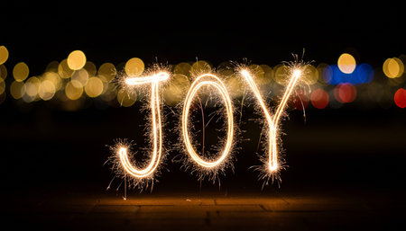 Magical night atmosphere with decorative lights, festive celebrations, and romantic scenery.