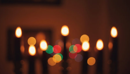 Magical night atmosphere with decorative lights, festive celebrations, and romantic scenery.