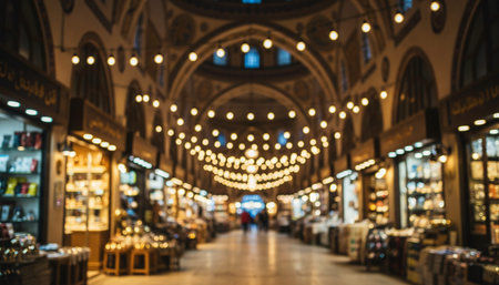Magical night atmosphere with decorative lights, festive celebrations, and romantic scenery.