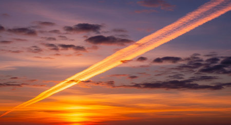 Scenic Landscape with Dramatic Sky