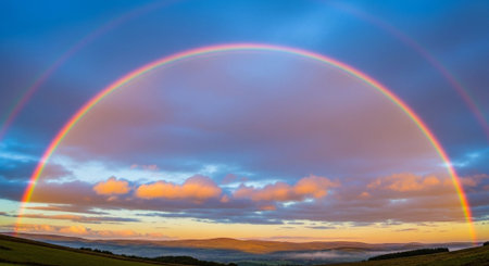 Scenic Landscape with Dramatic Sky
