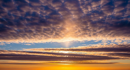 Scenic Landscape with Dramatic Sky
