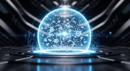 Futuristic Digital Technology Background Collection