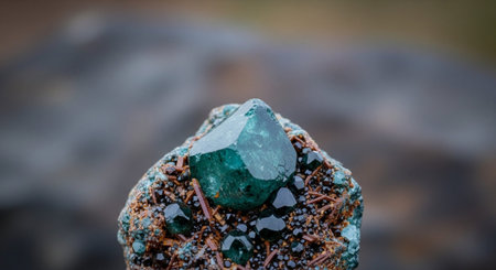 Colorful Crystal and Mineral Collection Background