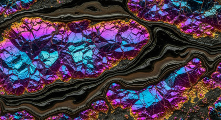 Colorful Crystal and Mineral Collection Background