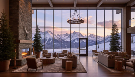 High Quality Modern Interior Scene Background