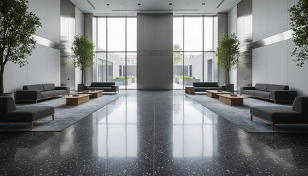 High Quality Modern Interior Scene Background