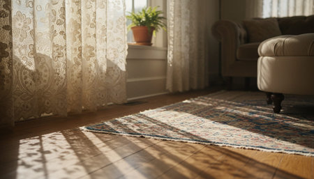 Interior Living Space Background