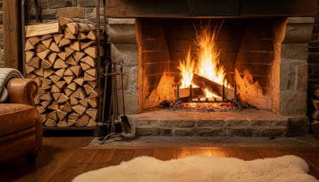 Interior Living Space Background