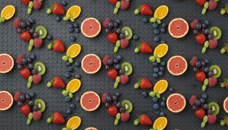 Background of Fruits Object