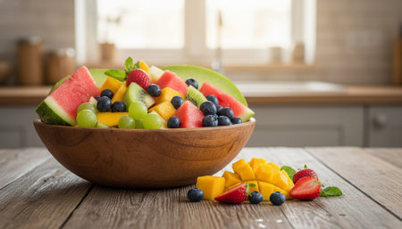Background of Fruits Object