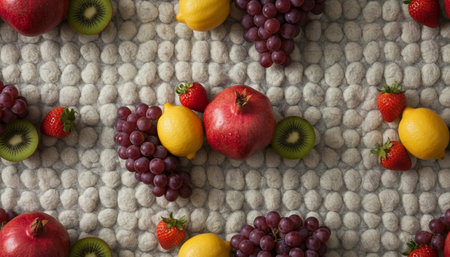 Background of Fruits Object