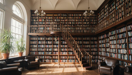 Indoor Work and Study Room Background