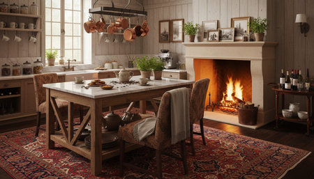 Modern Kitchen Interior Space Background