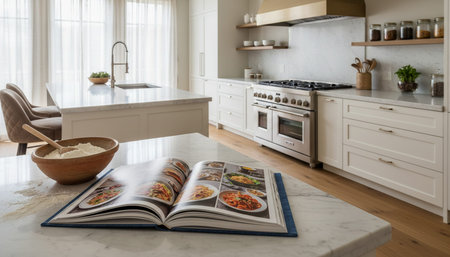 Modern Kitchen Interior Space Background