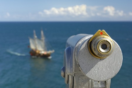 Binocular at the coast