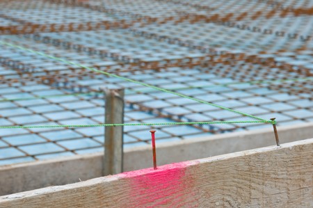 Fundamentvorbereitung auf einer Baustelle