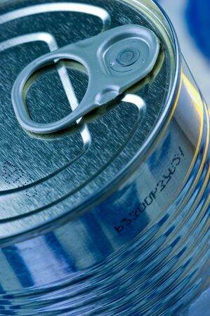 Öffnungsring an einer KonservendoseAperture ring on a tinの写真素材