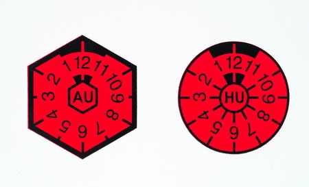 German AU and HU-badge German AU and HU-badge
