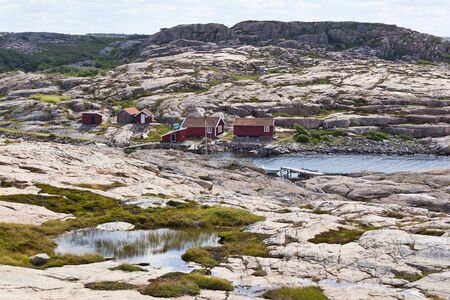 Old fishing village in the archipelagoのeditorial素材