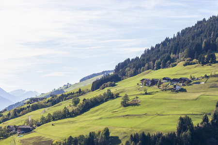View of countryside landscape in Austria