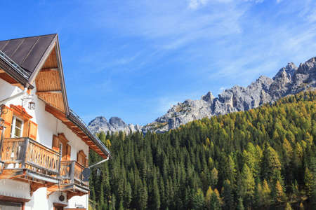 Alp house at the mountains