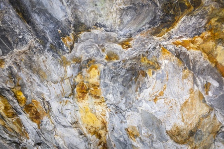 Rock Wall with natural patterns in the rockの写真素材