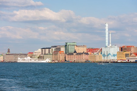 View towards Gothenburg from the sea