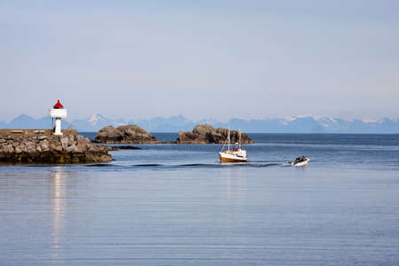 Lighthouse on a pierのeditorial素材