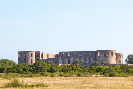 Borgholm Castle on Oland in Swedenのeditorial素材