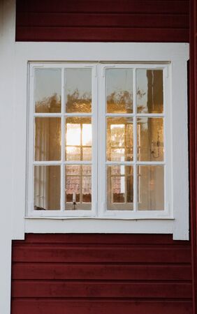 Sunbeam shining in to rhe windowの写真素材