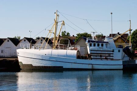 Fishing boat in the harbour