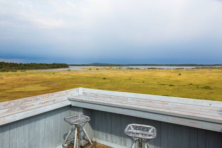 View from the tower of Store Mosse National Park in Sweden